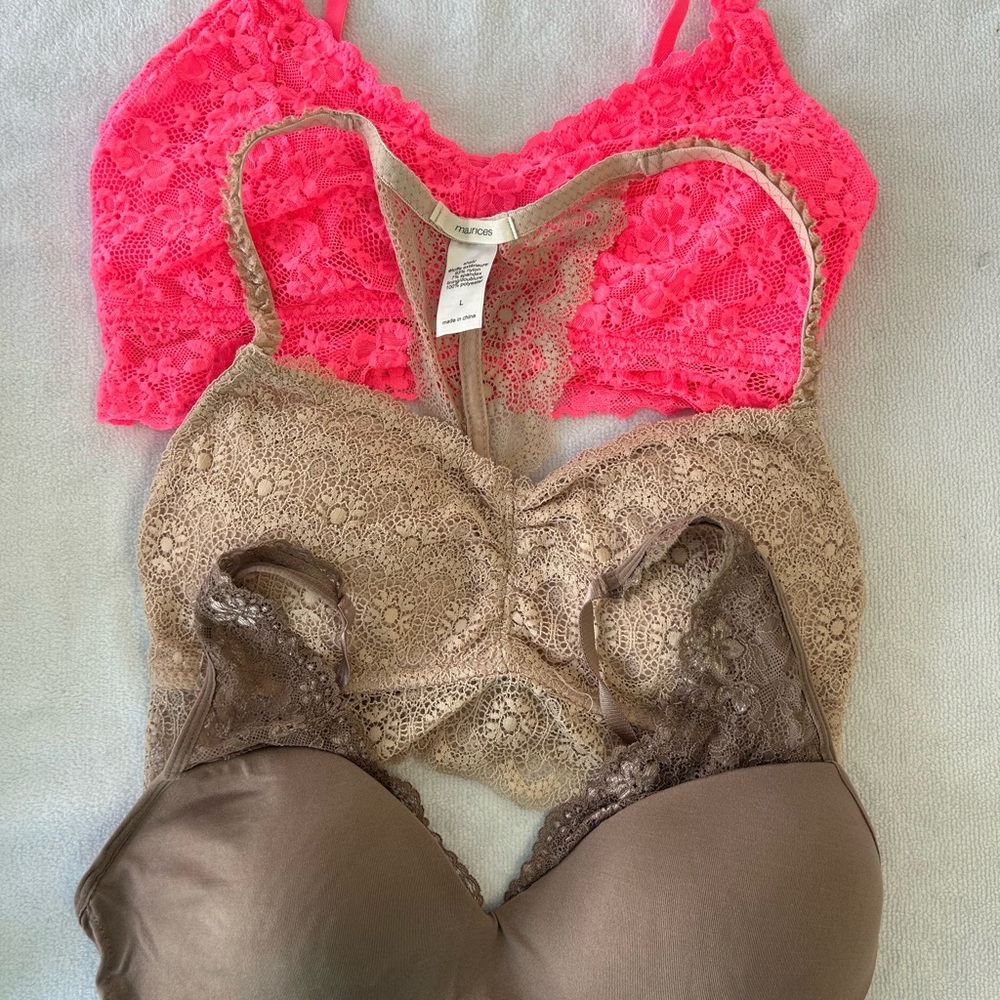 New Size Large Bralette Bundle